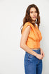 Orange Creamsicle | Cropped Blouse